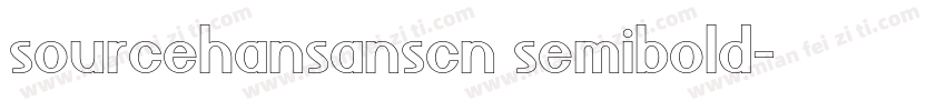 sourcehansanscn semibold字体转换